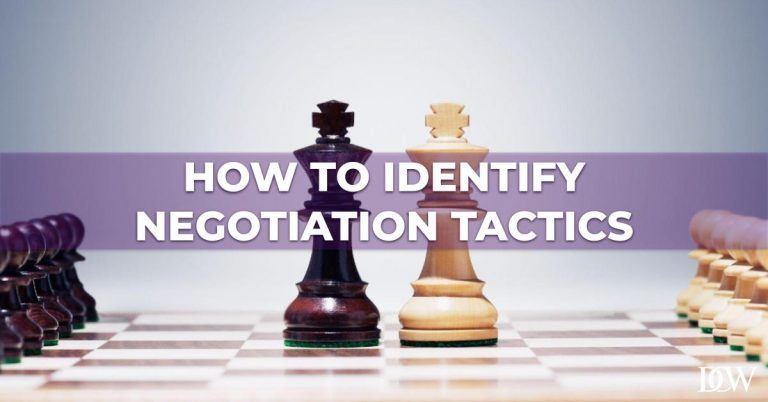 How to Identify Negotiation Tactics