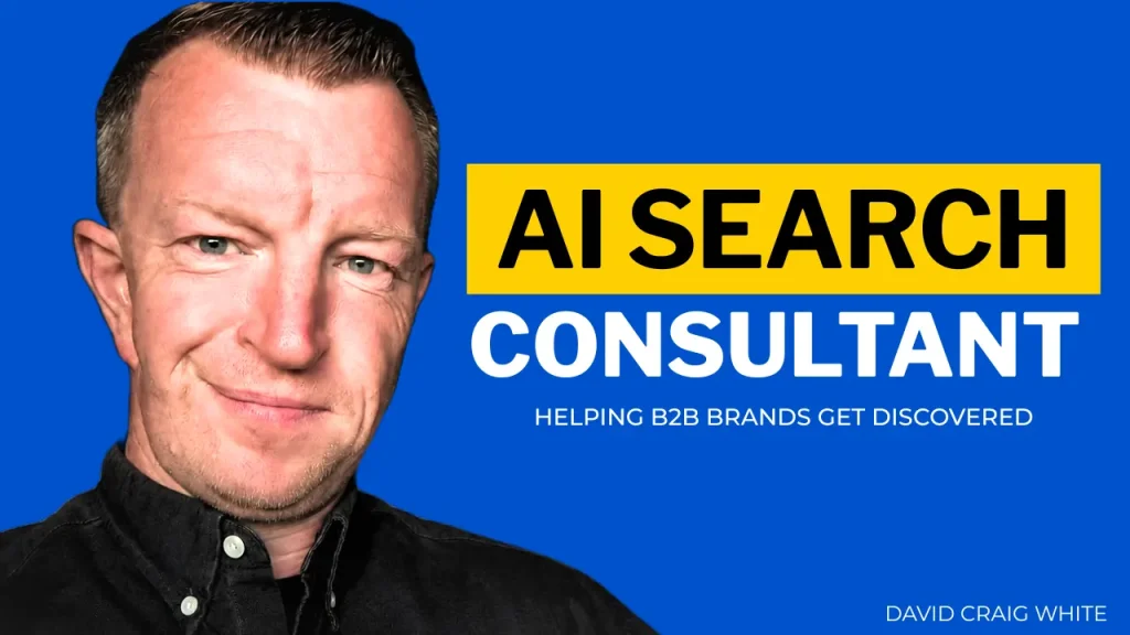 Picture of AI search consultant, David Craig White smiling