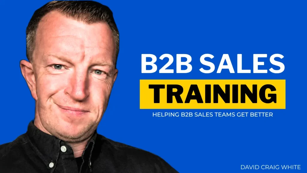 Picture of B2B sales trainer, David Craig White, smiling