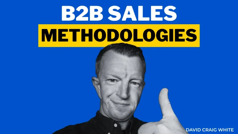 "Sales Methodologies" text next to David Craig White smiling with a thumbs up.