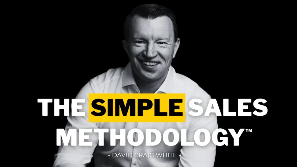 David Craig White teaching the simple sales methodology